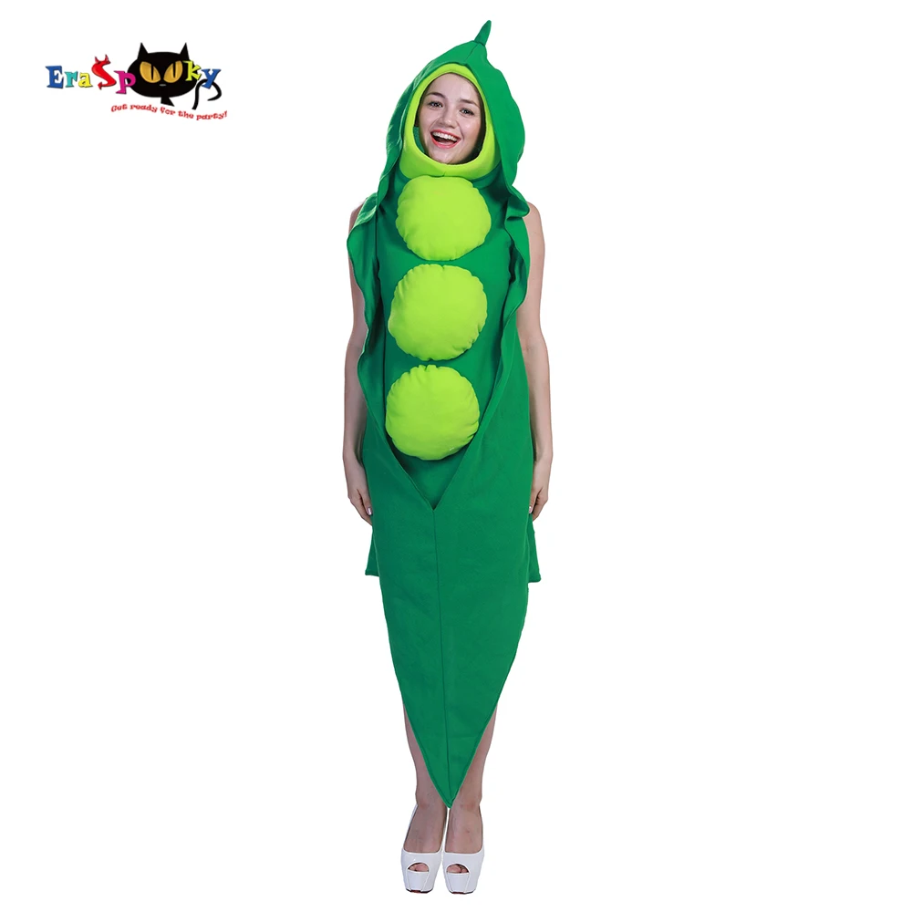 Eraspooky Funny Party Halloween Costume for Adults Green Pea Pod Costume Women Cosplay Hooded Jumpsuit Cute Christmas Clothes
Eraspooky Funny Party Halloween Costume for Adults Green Pea Pod Costume Women Cosplay Hooded Jumpsuit Cute Christmas Clothes