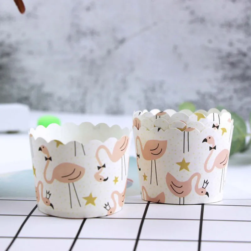 50 Pcs/lot Creative Flamingo cupcake case paper cake cups liners cupcakes boxes holder birthday party supplies
50 Pcs/lot Creative Flamingo cupcake case paper cake cups liners cupcakes boxes holder birthday party supplies