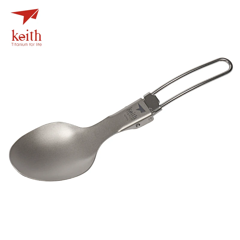 Keith Titanium Folding Spoon Camping Travel Tablewares Outdoor Picnic Hiking Convenient Pure Titanium Spoon 20g Ti5308
Keith Titanium Folding Spoon Camping Travel Tablewares Outdoor Picnic Hiking Convenient Pure Titanium Spoon 20g Ti5308