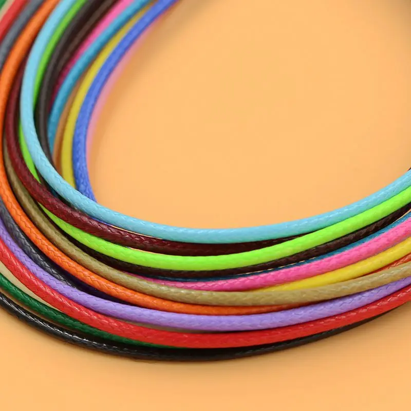 (10 m/piece) 2MM Fitting Bracelet Accessories Diameter Waxed Thread Polyester Cord String Strap Wholesale Necklace Rope Bead
(10 m/piece) 2MM Fitting Bracelet Accessories Diameter Waxed Thread Polyester Cord String Strap Wholesale Necklace Rope Bead