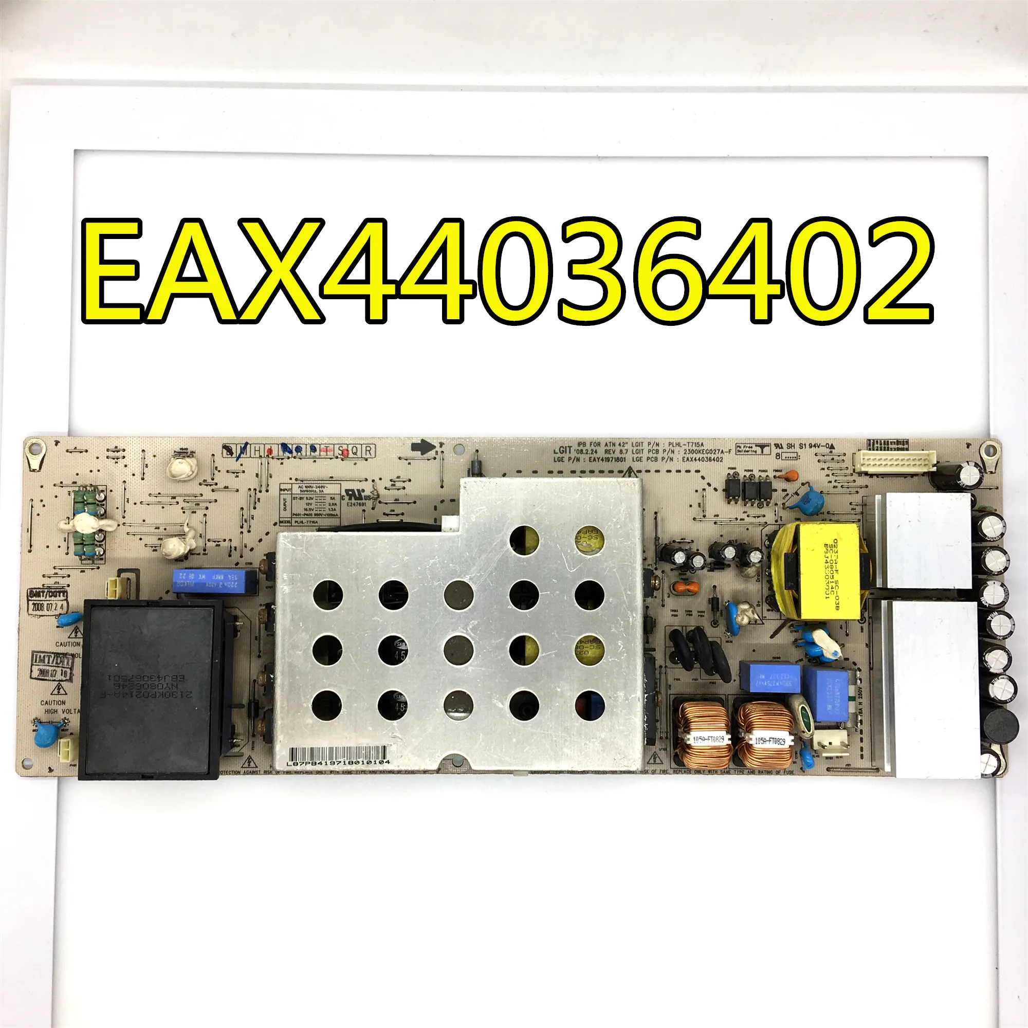 original 100% test for LG 42LG60FR-TA PLHL-T715A EAY41971801 EAX44036402 power board
original 100% test for LG 42LG60FR-TA PLHL-T715A EAY41971801 EAX44036402 power board