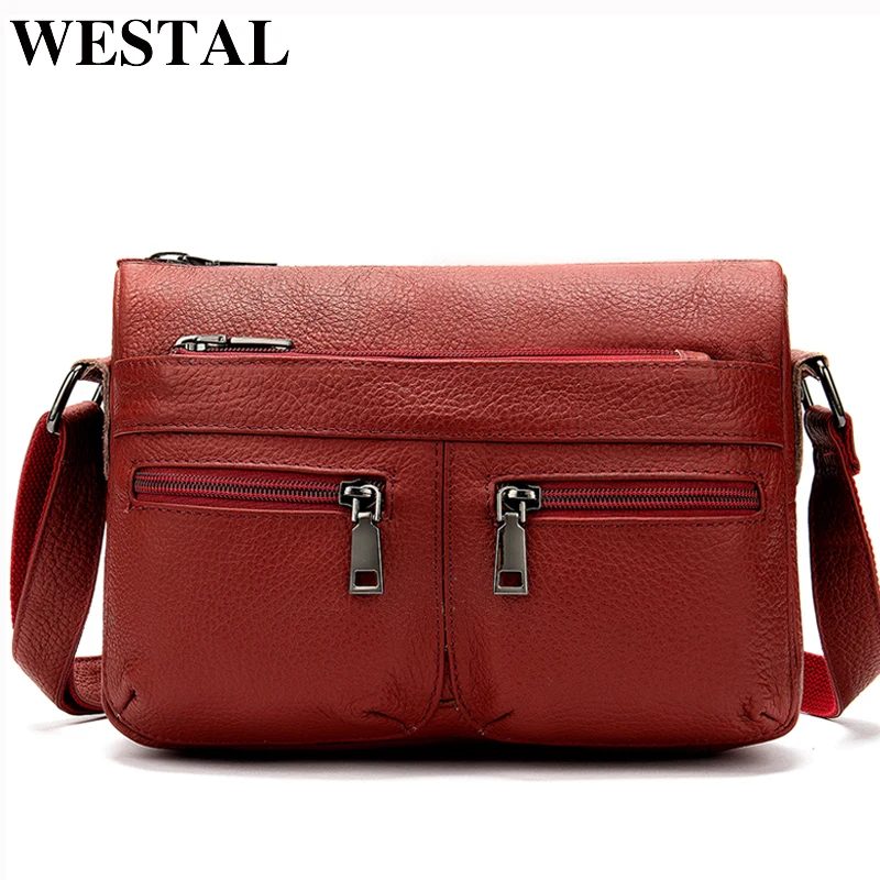 WESTAL Women's Shoulder Bags Genuine Leather Bag Flap Female Messenger Bag Women Leather Handbag Casual Lady Crossbody Bags 2004
WESTAL Women's Shoulder Bags Genuine Leather Bag Flap Female Messenger Bag Women Leather Handbag Casual Lady Crossbody Bags 2004
