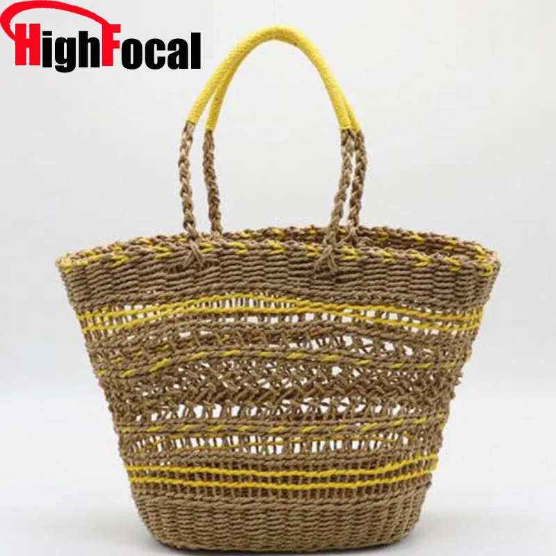 Fashion Handmade Bag Beach Handbags Ladies Hand Bag Tote Travel Clutch Hollow Straw Bag Women Summer Wicker Basket Bag
Fashion Handmade Bag Beach Handbags Ladies Hand Bag Tote Travel Clutch Hollow Straw Bag Women Summer Wicker Basket Bag
