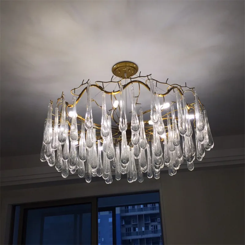 Luxury Chandelier Tree Light Crystal LED Chandelier Water Droplets Lamp For Restaurant Living Room Bedroom Home Lighting PA0098
Luxury Chandelier Tree Light Crystal LED Chandelier Water Droplets Lamp For Restaurant Living Room Bedroom Home Lighting PA0098