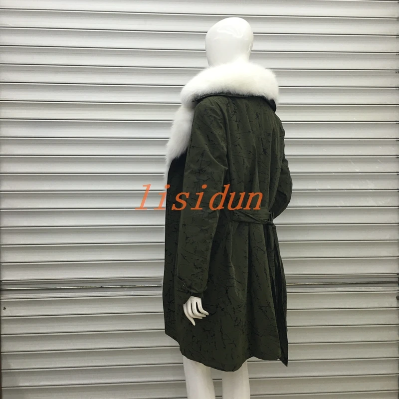lisidun fur coat fox Real natural fox collar coat natural Raccoon fur lining winter jacket Long hooded parkas
lisidun fur coat fox Real natural fox collar coat natural Raccoon fur lining winter jacket Long hooded parkas