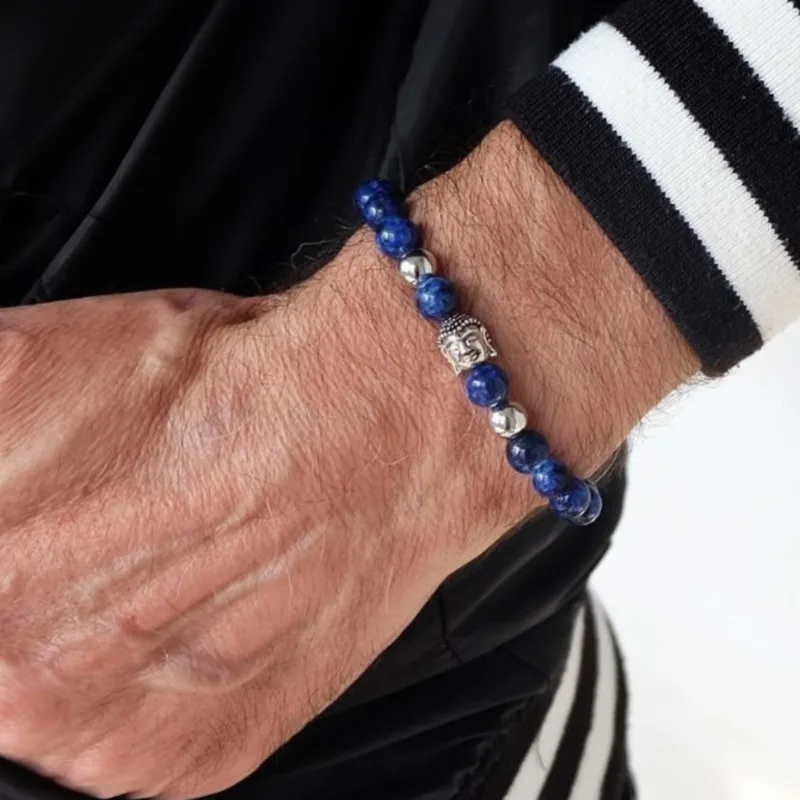 New arrival Fashion charm Bracelet Men Women Jewelry Natural Stone Bead Energy Yoga Mala silver Buddha Bracelets Christmas gift
New arrival Fashion charm Bracelet Men Women Jewelry Natural Stone Bead Energy Yoga Mala silver Buddha Bracelets Christmas gift