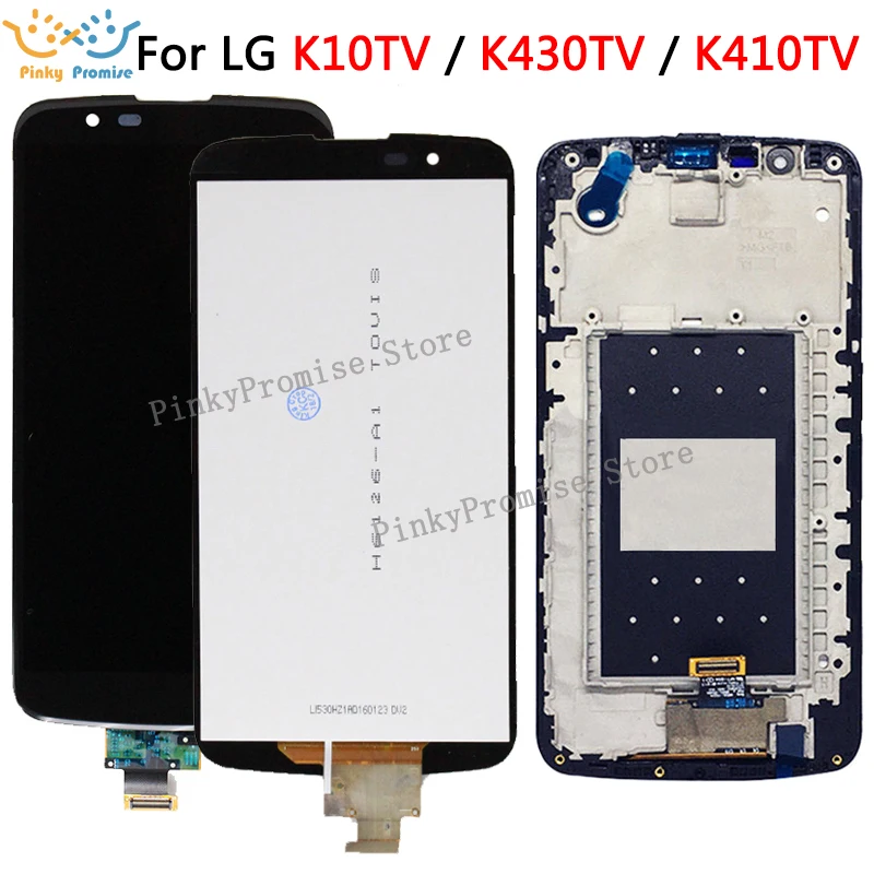 5 3 "для LG K10 TV K430 K410 LCD дисплей кодирующий преобразователь сенсорного экрана в
