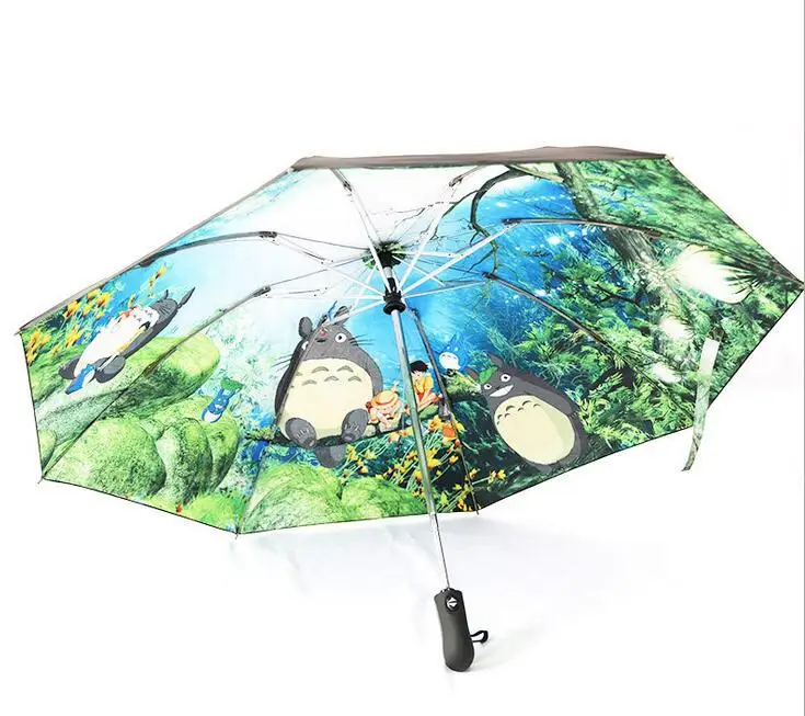 2017 Hot Totoro Reverse 3 Folds Cartoon Umbrellas Rainy Sunny Automatic Lady Umbrella Cute Cat Children Parasol Raingear
2017 Hot Totoro Reverse 3 Folds Cartoon Umbrellas Rainy Sunny Automatic Lady Umbrella Cute Cat Children Parasol Raingear