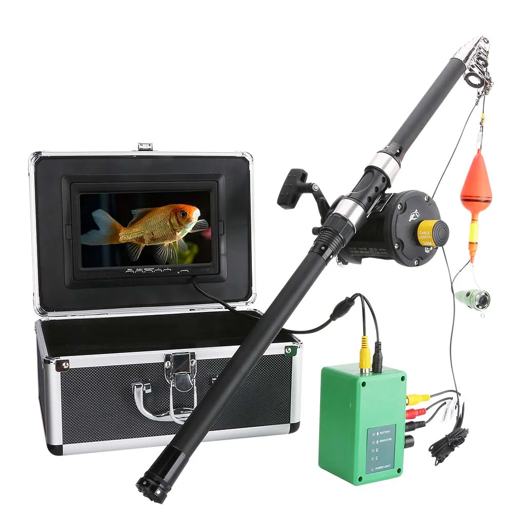 PDDHKK 7'' Inch HD Monitor 1000 TVL Waterproof Video Underwater Fishing Camera 6 PCS 1W Bright LED IR Lights With 30M See Wheel
PDDHKK 7'' Inch HD Monitor 1000 TVL Waterproof Video Underwater Fishing Camera 6 PCS 1W Bright LED IR Lights With 30M See Wheel