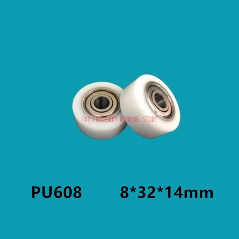 Plastic bearing small pulley nylon 608ZZ coated plastic bearing roller friction wheel 8*32*14mm double bearing rubber round
Plastic bearing small pulley nylon 608ZZ coated plastic bearing roller friction wheel 8*32*14mm double bearing rubber round
