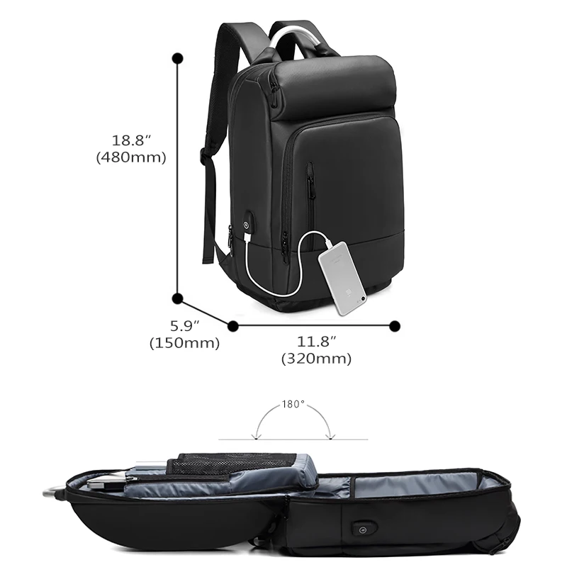 Multifunctional Laptop Backpacks Men's Business Mochila USB Charging Backpack Waterproof High capacity Travel Backpack
Multifunctional Laptop Backpacks Men's Business Mochila USB Charging Backpack Waterproof High capacity Travel Backpack