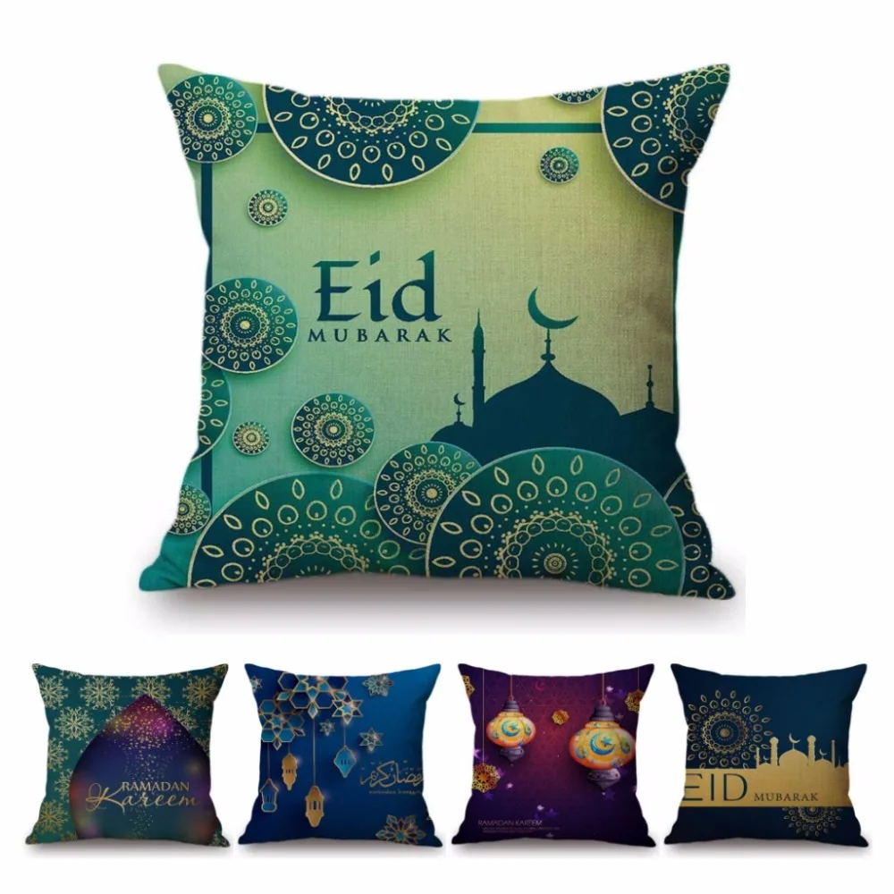 2018 Ramadan Decorations Islamic Eid Mubarak Kareem Home Decor Sofa Throw Pillow Cases Muslim Mosque Lantern Linen Cushion Cover
2018 Ramadan Decorations Islamic Eid Mubarak Kareem Home Decor Sofa Throw Pillow Cases Muslim Mosque Lantern Linen Cushion Cover