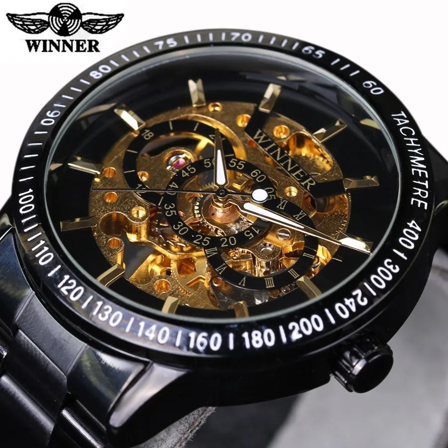 2017 Watch Mens WINNER Colouring Fashion Mechanical Skeleton Watch Auto Stainless Steel Men's Watches Wristwatch Montre Homme
2017 Watch Mens WINNER Colouring Fashion Mechanical Skeleton Watch Auto Stainless Steel Men's Watches Wristwatch Montre Homme
