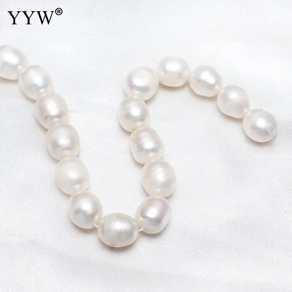 Cultured Potato Freshwater Pearl Beads Natural White 11-12mm Sold Per Approx 15.7 Inch Strand
Cultured Potato Freshwater Pearl Beads Natural White 11-12mm Sold Per Approx 15.7 Inch Strand