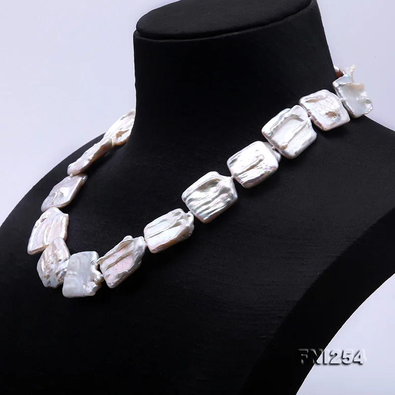 Ожерелье JYX из красивого барочного жемчуга ожерелья с большим куском AAA