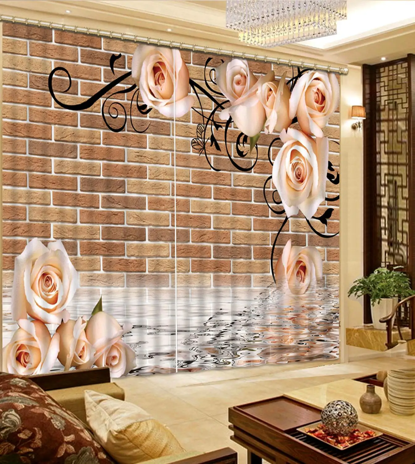 Customized size Luxury Blackout 3D Window Curtains For Living Room brick curtains modern curtain
Customized size Luxury Blackout 3D Window Curtains For Living Room brick curtains modern curtain
