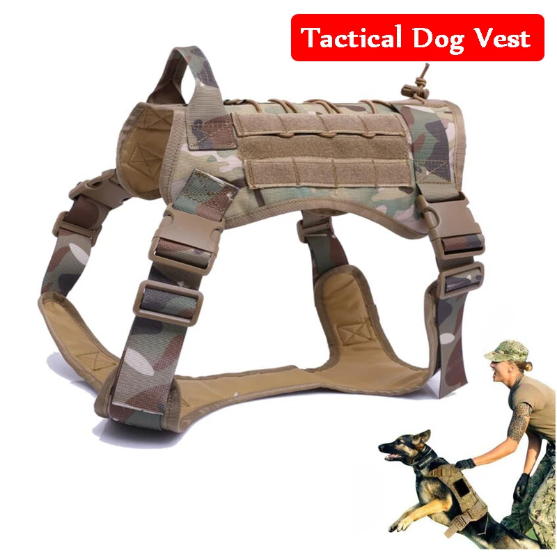 New ! Waterproof Military Police Dog Training Molle Vest Tactical Hunting Dog Vest Service Dog Harness Jacket 3 Size
New ! Waterproof Military Police Dog Training Molle Vest Tactical Hunting Dog Vest Service Dog Harness Jacket 3 Size