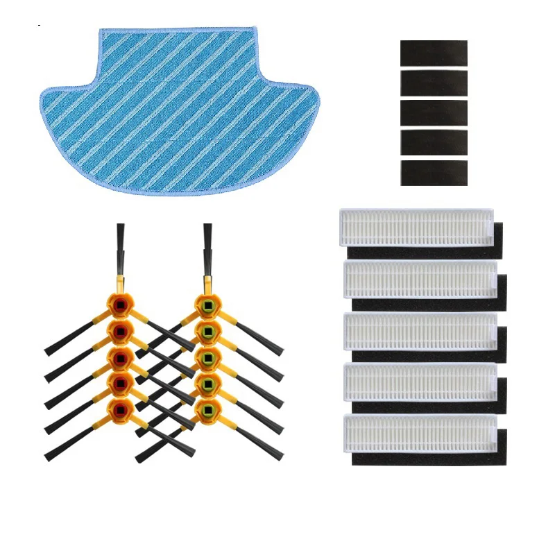 Household Side Brush&Filter&Mop Cloth&Magic Paste For Ecovacs Deebot Slim 2019 F
Household Side Brush&Filter&Mop Cloth&Magic Paste For Ecovacs Deebot Slim 2019 F