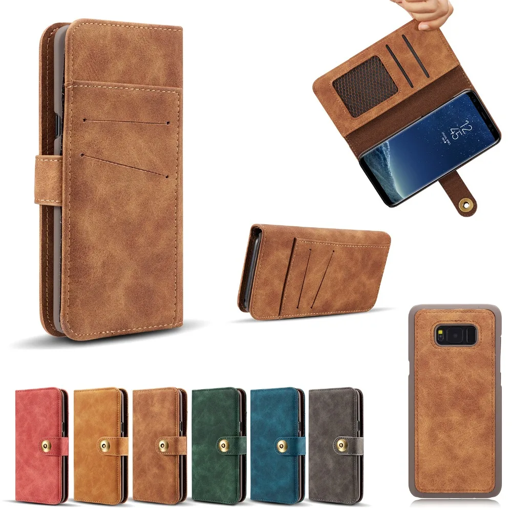 Haissky Flip Wallet leather case for Samsung Note 8 S7 S7 edge S8 S8 Plus S9 S9 Plus Phone Case Magnetic Back Cover Card Slots
Haissky Flip Wallet leather case for Samsung Note 8 S7 S7 edge S8 S8 Plus S9 S9 Plus Phone Case Magnetic Back Cover Card Slots