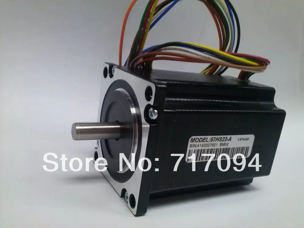Leadshine 57HS22 NEMA23 2-phase CNC Stepping Motor 311 oz-in 1/4'' Shaft #SM420 @SD
Leadshine 57HS22 NEMA23 2-phase CNC Stepping Motor 311 oz-in 1/4'' Shaft #SM420 @SD