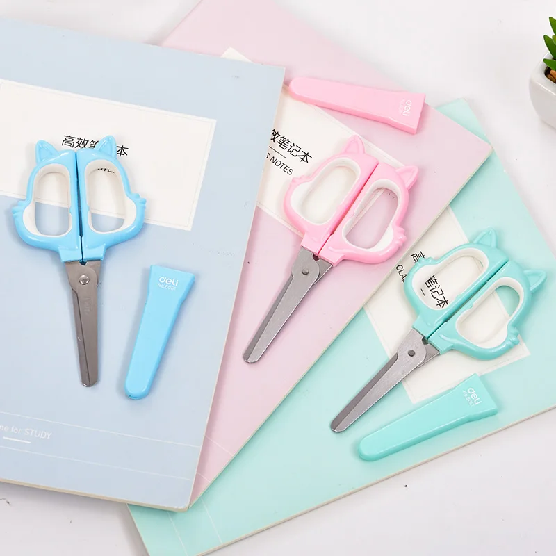Safe Scissors With Cap Lovely Cartoon Fox Children Kids 136mm Students School Art Class Handmade Home DIY Paper Cutter 6061
Safe Scissors With Cap Lovely Cartoon Fox Children Kids 136mm Students School Art Class Handmade Home DIY Paper Cutter 6061
