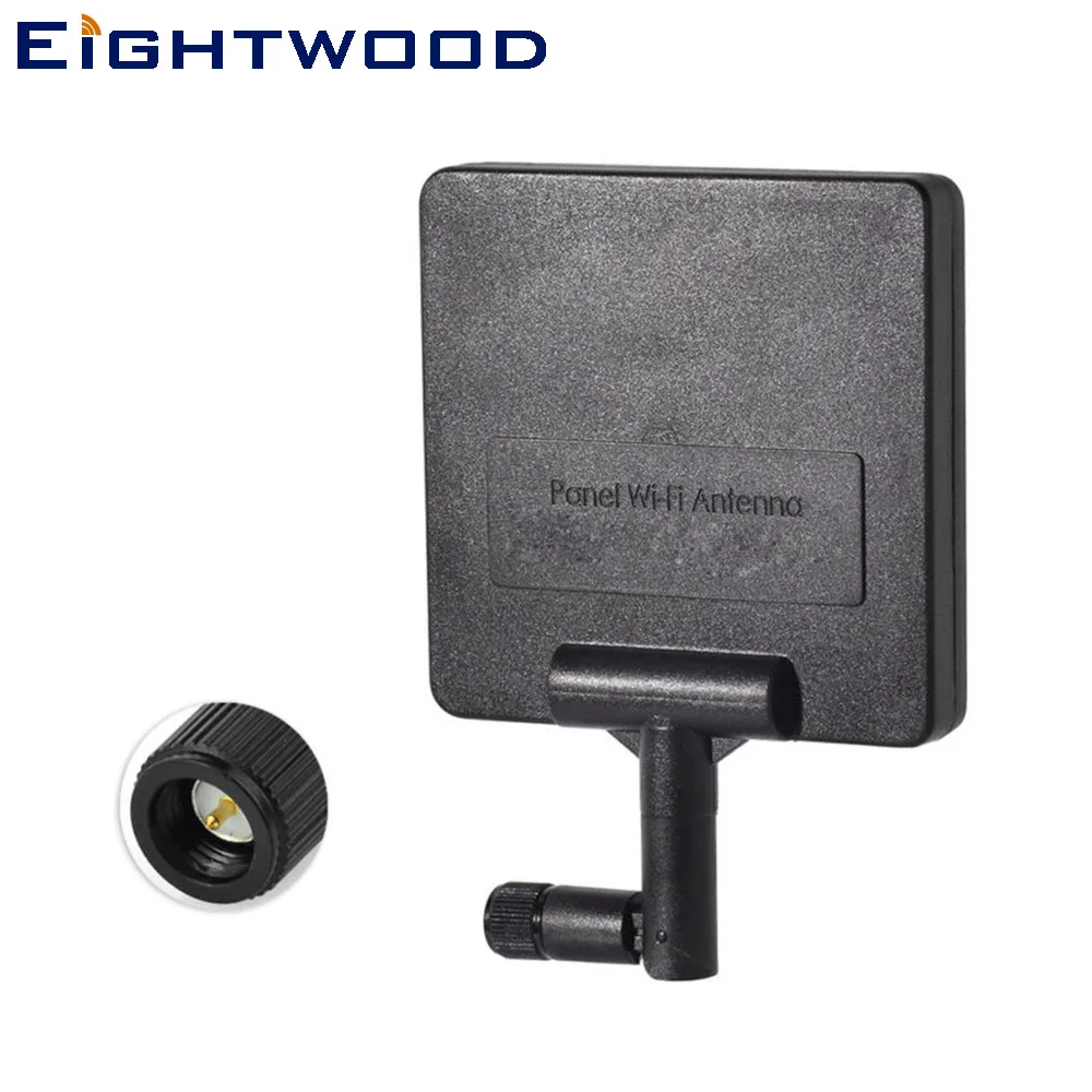 Eightwood WiFi 2.4GHz 8dBi Directional SMA Plug Male Panel Swivel Aerial Antenna for Drone FPV Transmitter Booster IP Camera
Eightwood WiFi 2.4GHz 8dBi Directional SMA Plug Male Panel Swivel Aerial Antenna for Drone FPV Transmitter Booster IP Camera