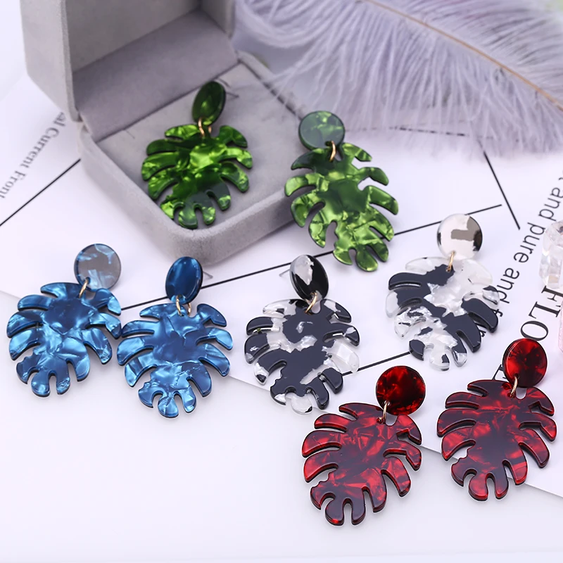 HOCOLE Fashion Acrylic Drop Earrings For Women Leopard Print Leaf Geometric Dangle Earring Acetate Brincos 2019 Jewelry Female
HOCOLE Fashion Acrylic Drop Earrings For Women Leopard Print Leaf Geometric Dangle Earring Acetate Brincos 2019 Jewelry Female
