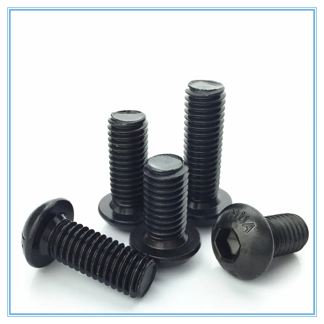 10PCS M5/M6*25/30/35/40/45/50mm Mushroom head inside hexagon screw half round head hexagon screw
10PCS M5/M6*25/30/35/40/45/50mm Mushroom head inside hexagon screw half round head hexagon screw