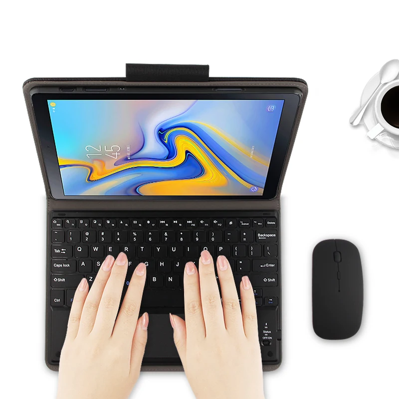 Защитный чехол с Bluetooth-клавиатурой для Samsung Galaxy Tab A 10,5 SM T590 T595, защитный чехол для планшета из искусственной кожи + ручка
Защитный чехол с Bluetooth-клавиатурой для Samsung Galaxy Tab A 10,5 SM T590 T595, защитный чехол для планшета из искусственной кожи + ручка