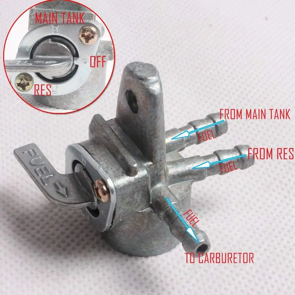 Xzilla Fuel Petcock Valve Gas 3 Port Motorcycle Dirt Bike ATV Motorcycle Accessories Parts Free Shipping
Xzilla Fuel Petcock Valve Gas 3 Port Motorcycle Dirt Bike ATV Motorcycle Accessories Parts Free Shipping