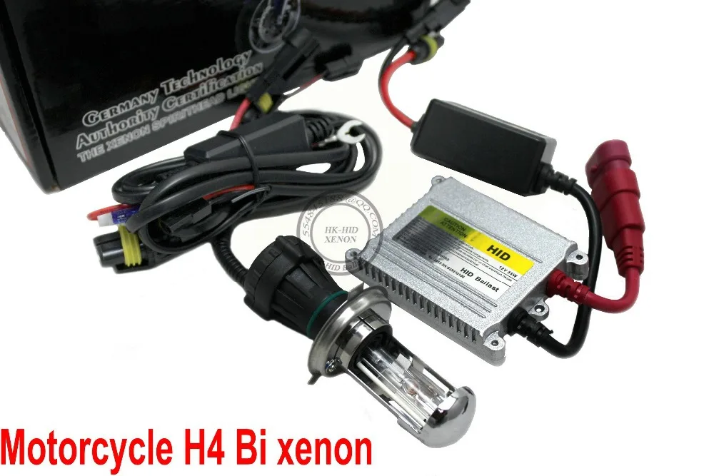 Бесплатная Доставка мотоциклов Xenon H4 высокое низкой освещенности HID 35 Вт Тонкий