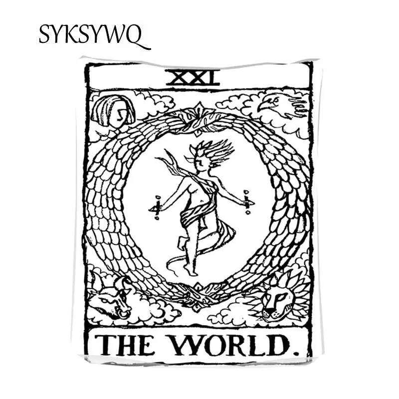 Настенный Гобелен Tarot The Wolrd, украшение для спальни, гостиной, гобелен для влюбленных
Настенный Гобелен Tarot The Wolrd, украшение для спальни, гостиной, гобелен для влюбленных