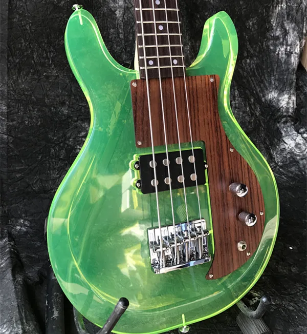 Good Quality Hot Sale Acrylic Electric Bass Guitar SR-078 Good Sound Green Color Dan Style Rosewood Pickguard Fix Bridge Crystal
Good Quality Hot Sale Acrylic Electric Bass Guitar SR-078 Good Sound Green Color Dan Style Rosewood Pickguard Fix Bridge Crystal