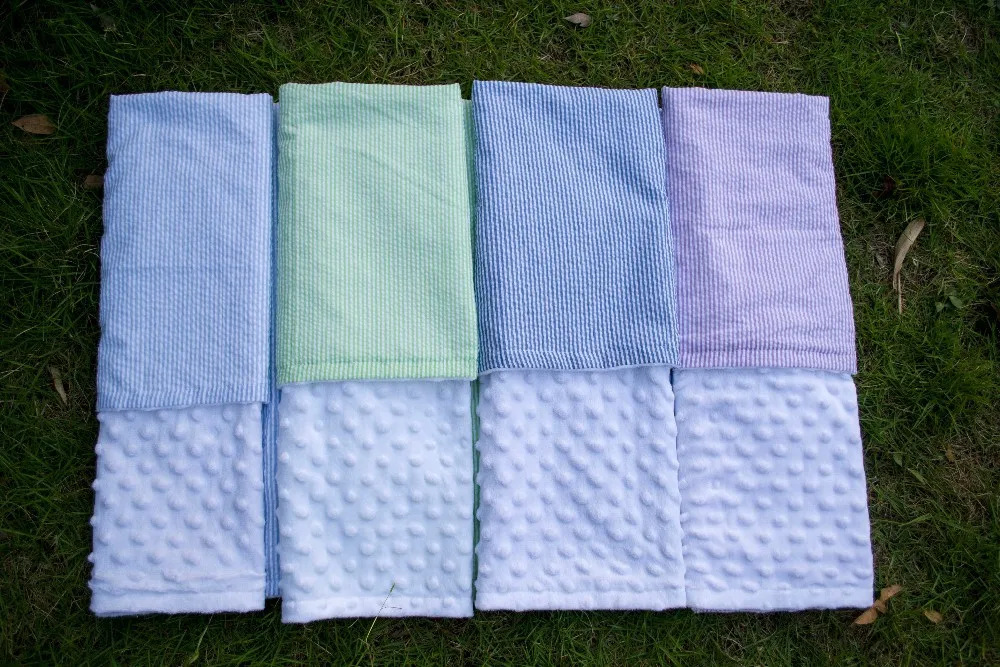 Cute Kid Infant Baby Seersucker Blanket Swaddle Sleeping Bag Wrap mat Infant Bath robe minky baby Blanket for boy and girl
Cute Kid Infant Baby Seersucker Blanket Swaddle Sleeping Bag Wrap mat Infant Bath robe minky baby Blanket for boy and girl