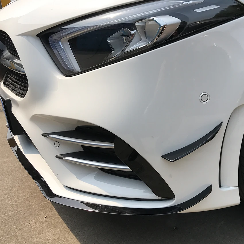 Наклейки на передний бампер, накладка на крыло для Mercedes Benz A Class W177 V177 A180 A200 A220 A250 A35, аксессуары для стайлинга автомобиля
Наклейки на передний бампер, накладка на крыло для Mercedes Benz A Class W177 V177 A180 A200 A220 A250 A35, аксессуары для стайлинга автомобиля