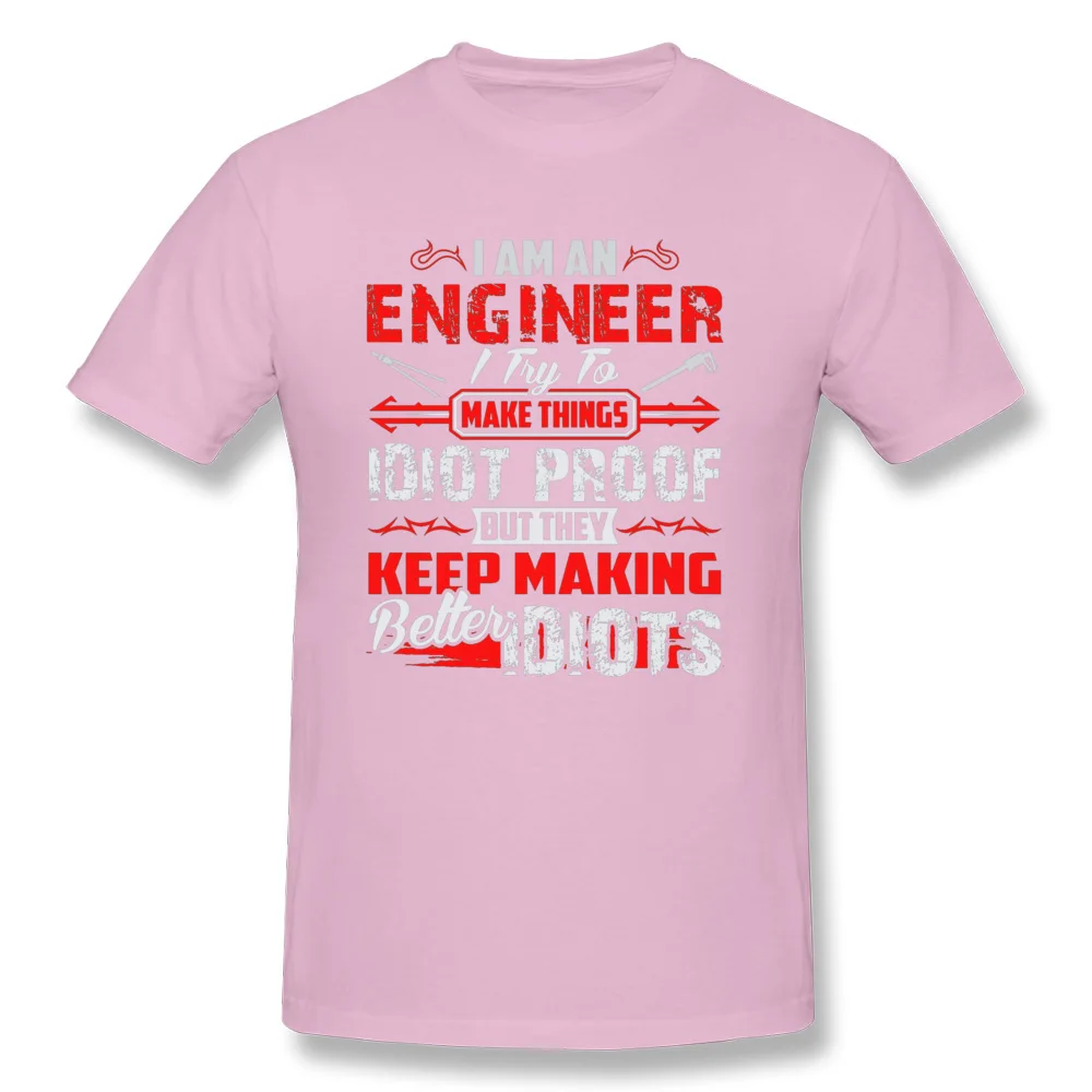 Забавная Мужская футболка с надписью черные красные белые футболки инженер