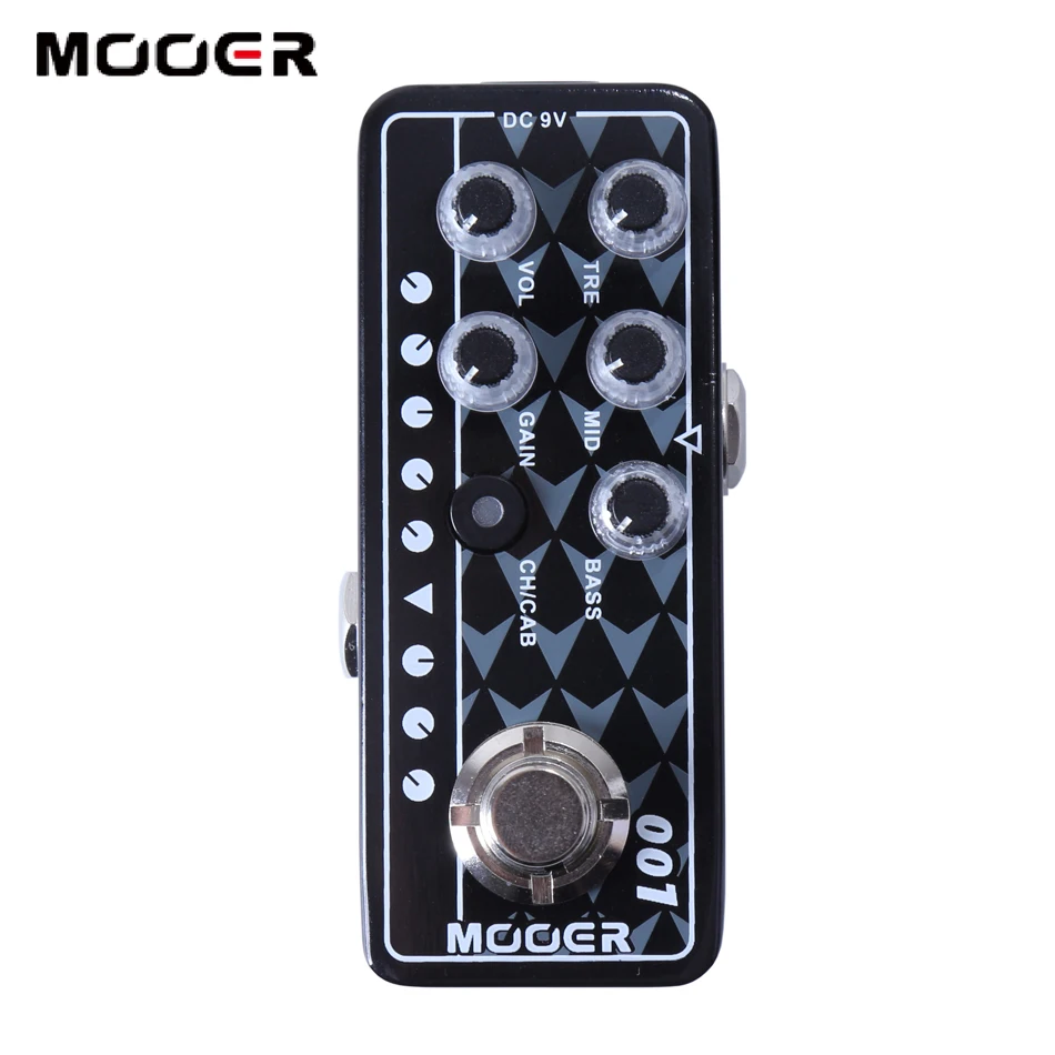 MOOER 001 АЗС цифровой преампер электрогитара педаль высокое качество двухканальный