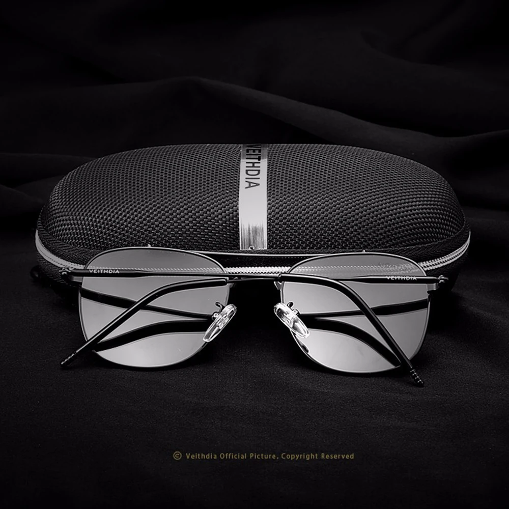 VEITHDIA Fashion Brand Unisex Sun Glasses Polarized Coating Mirror Sunglasses Oculos Female Eyewear For Men/Women 3820 | Аксессуары для