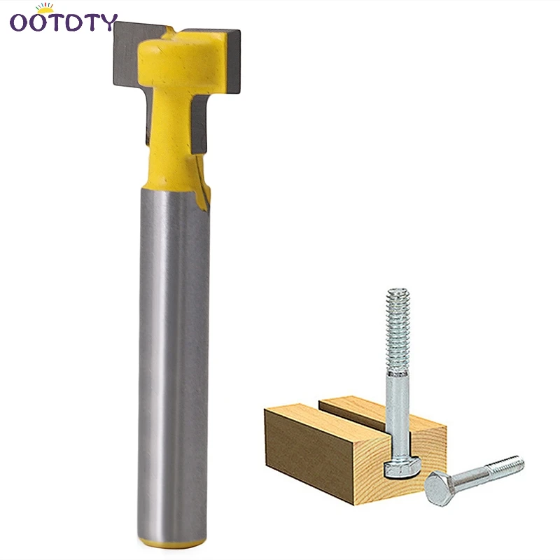1/2'' T-Slot Cutter Steel Handle Milling Router Bit 1/4'' Shank For Woodworking-25
1/2'' T-Slot Cutter Steel Handle Milling Router Bit 1/4'' Shank For Woodworking-25