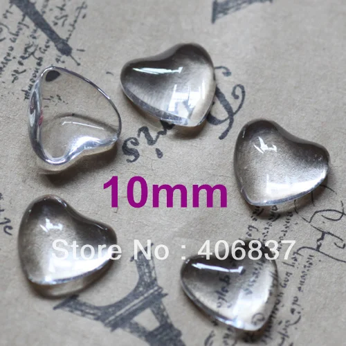 100pcs/Lot, Good Quality 10mm Dome Heart Transparent Clear Magnifying Glass Cabochon
100pcs/Lot, Good Quality 10mm Dome Heart Transparent Clear Magnifying Glass Cabochon