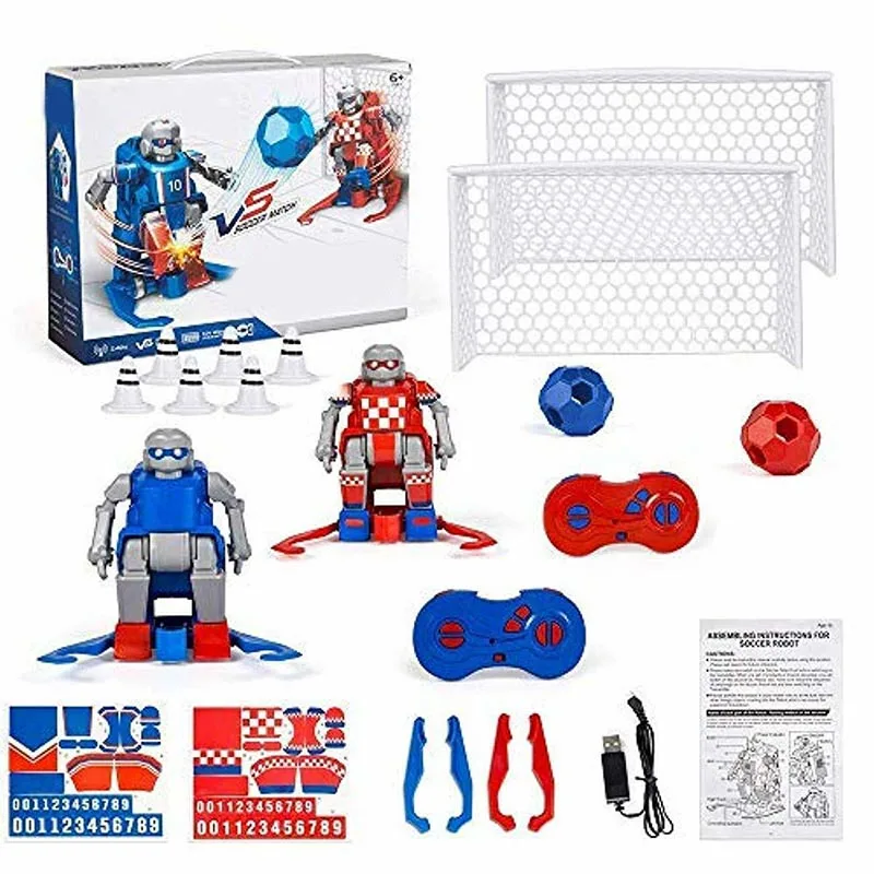 1 Pair RC Soccer Robots Kids Toys Set 2.4G Remote Control Robot Sport Ball Games Gifts BM88
1 Pair RC Soccer Robots Kids Toys Set 2.4G Remote Control Robot Sport Ball Games Gifts BM88