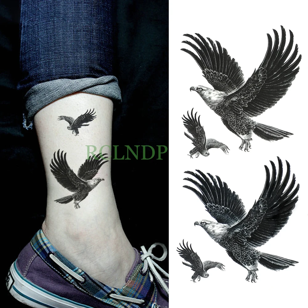 Waterproof Temporary Tattoo Sticker eagle hawk bird Fake Tatto Flash Tatoo leg Arm hand foot tatouage for Men Girl Women lady
Waterproof Temporary Tattoo Sticker eagle hawk bird Fake Tatto Flash Tatoo leg Arm hand foot tatouage for Men Girl Women lady