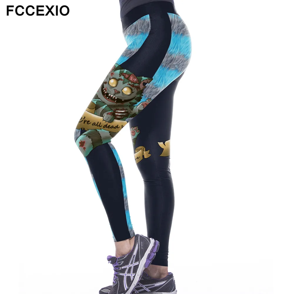 Alice In Wonderland Women's Leggings Cheshire Cat 3d Print Legins Workout Pants Elastic Waist Band Push Up Slim Fitness Legging
Alice In Wonderland Women's Leggings Cheshire Cat 3d Print Legins Workout Pants Elastic Waist Band Push Up Slim Fitness Legging