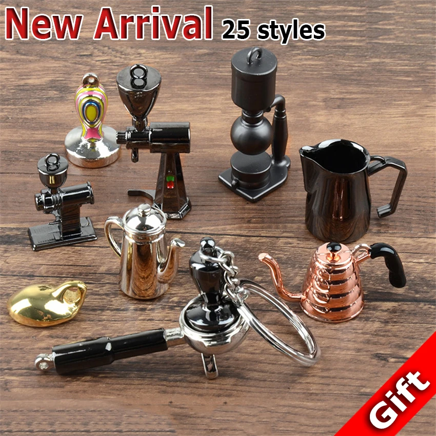 Coffeeware Espresso Accessories Gift Coffee Machine Handle Moka Pitcher Keyring Portable Creative Barista Coffee Tamper Keychain
Coffeeware Espresso Accessories Gift Coffee Machine Handle Moka Pitcher Keyring Portable Creative Barista Coffee Tamper Keychain