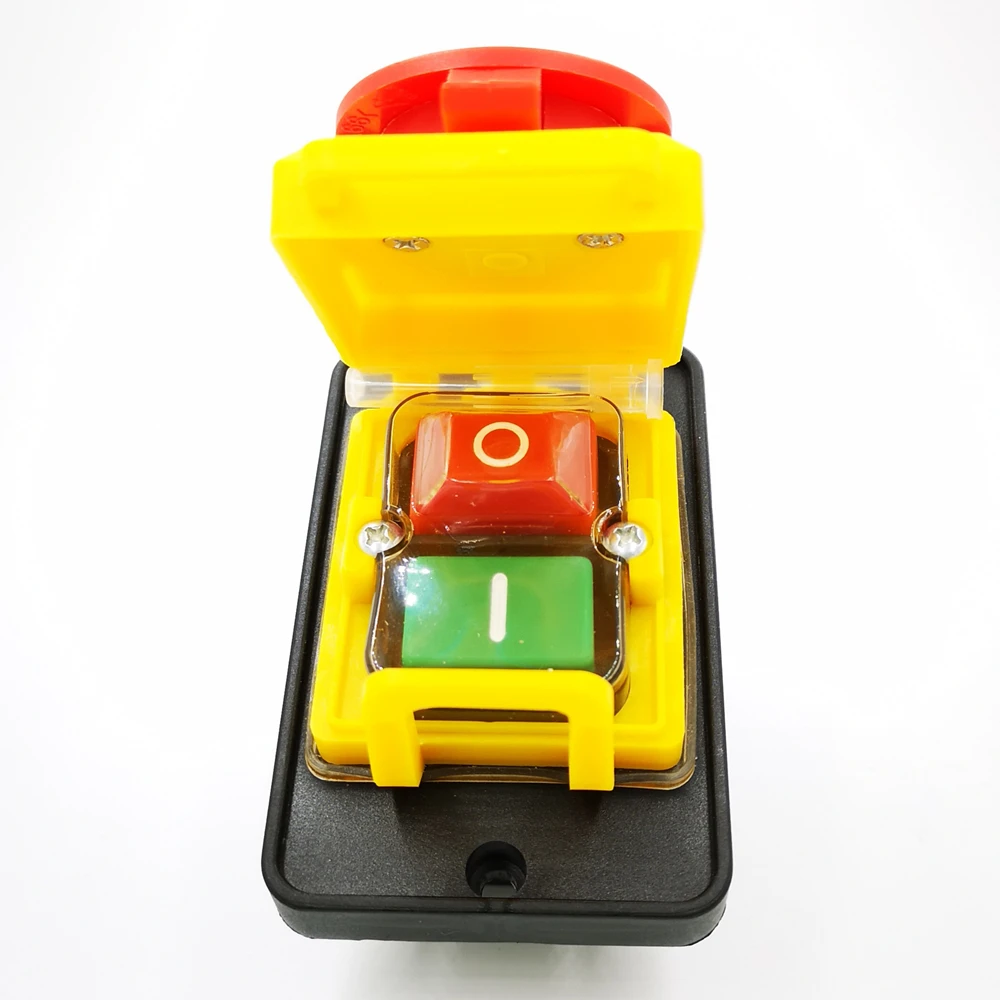 CK5-11 AC250V 6-Pin Start Stop No Volt Release Push Button Switch Common to woodshop and Metalwork Machines
CK5-11 AC250V 6-Pin Start Stop No Volt Release Push Button Switch Common to woodshop and Metalwork Machines