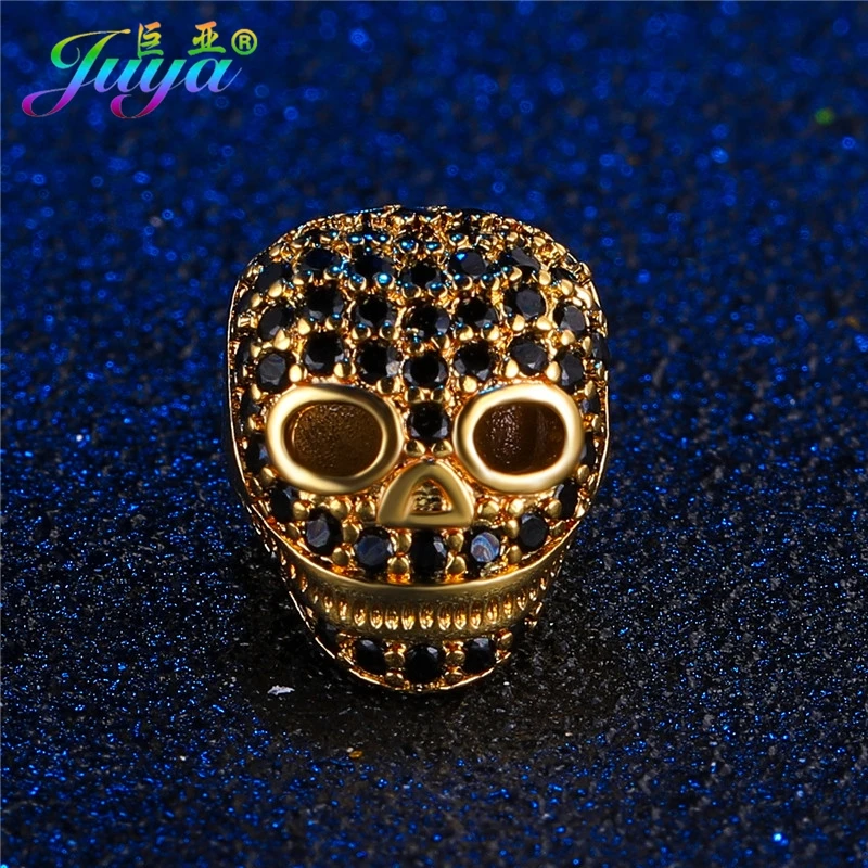 Men's Beads Bracelets DIY Making Findings Clear/Black Zircon Skull Metal Charm Beads DIY Natural Stones Beads Jewelry Making DIY
Men's Beads Bracelets DIY Making Findings Clear/Black Zircon Skull Metal Charm Beads DIY Natural Stones Beads Jewelry Making DIY