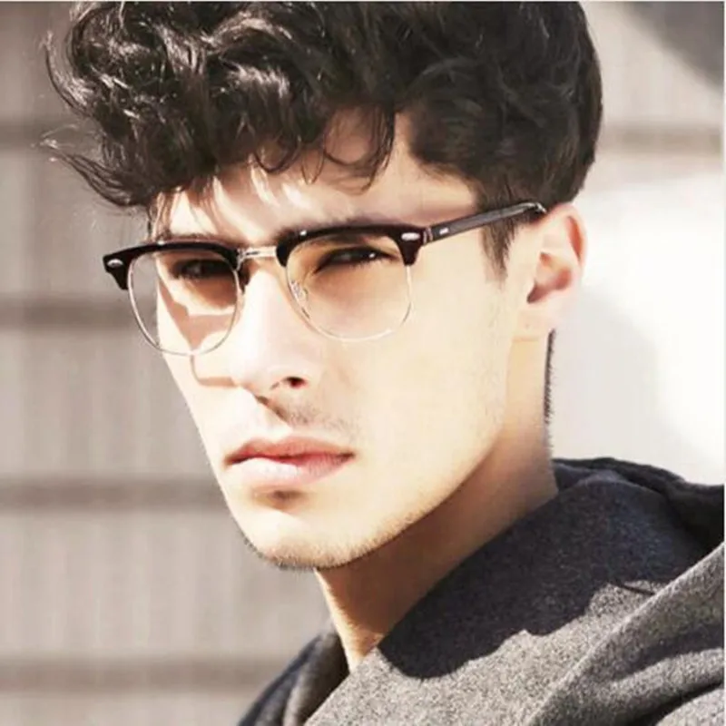 Women Square Eyeglasses Frame Optical Eyeglass Frames Brand Men Clear Lens Reading Fake Glasses Vintage Rivet Half Metal Eyewear
Women Square Eyeglasses Frame Optical Eyeglass Frames Brand Men Clear Lens Reading Fake Glasses Vintage Rivet Half Metal Eyewear
