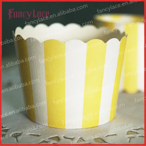 50pcs Yellow Striped Cake Baking Paper Cup Cupcake Muffin Cases Cups Party Decor,Cupcake Wrappers Wedding Favors DIY 6*5*4.5cm
50pcs Yellow Striped Cake Baking Paper Cup Cupcake Muffin Cases Cups Party Decor,Cupcake Wrappers Wedding Favors DIY 6*5*4.5cm