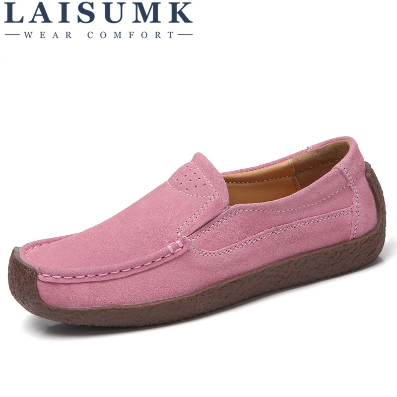 LAISUMK Flats Women Shoes Suede Winter Moccasins Mother Loafers New Casual Shoes Female Ballet Shoes Footwear Big Size 35-42
LAISUMK Flats Women Shoes Suede Winter Moccasins Mother Loafers New Casual Shoes Female Ballet Shoes Footwear Big Size 35-42
