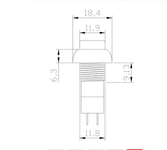 PBS-11A PBS-11B 12mm self-locking Plastic Push Button Switch Latching Switchs 3A 250V AC 2PIN 6Color
PBS-11A PBS-11B 12mm self-locking Plastic Push Button Switch Latching Switchs 3A 250V AC 2PIN 6Color